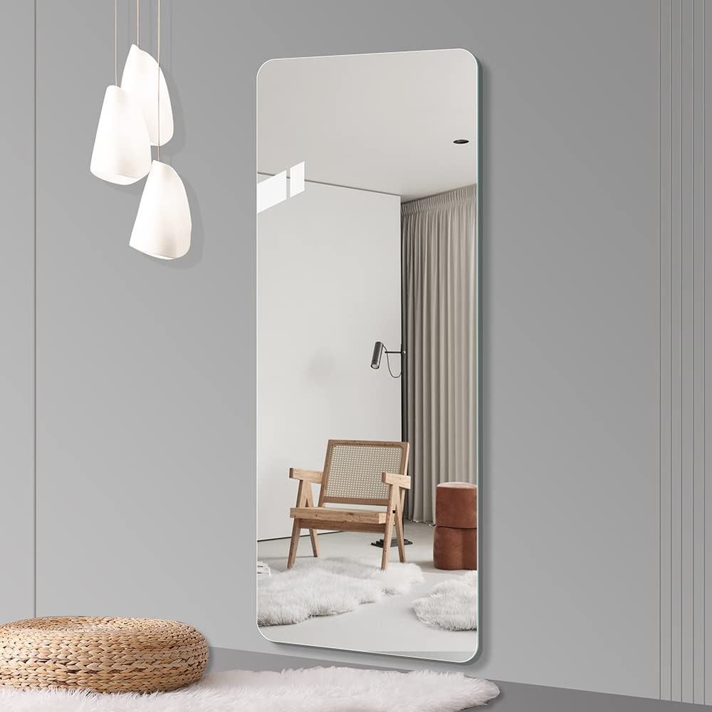 Miroir mural pleine longueur sans cadre