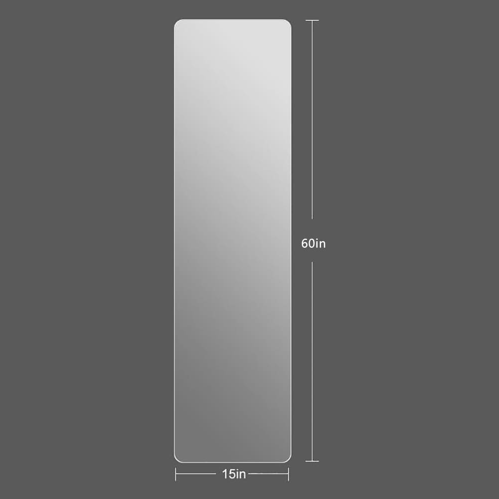 Miroir mural pleine longueur sans cadre