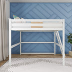 Max and Lily Full-Size High Loft Bed