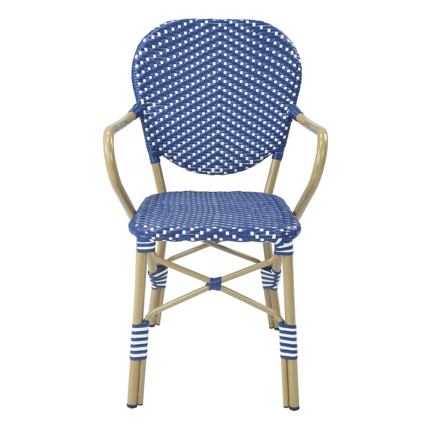 Ensemble bistrot d'extérieur en aluminium 3 pièces Courtnie French Country par Furniture of America