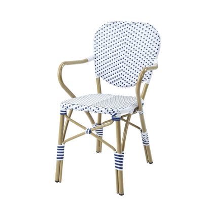 Ensemble bistrot d'extérieur en aluminium 3 pièces Courtnie French Country par Furniture of America