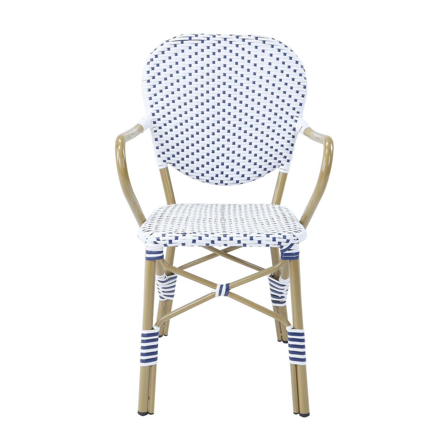 Ensemble bistrot d'extérieur en aluminium 3 pièces Courtnie French Country par Furniture of America