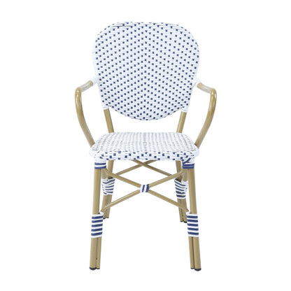 Ensemble bistrot d'extérieur en aluminium 3 pièces Courtnie French Country par Furniture of America
