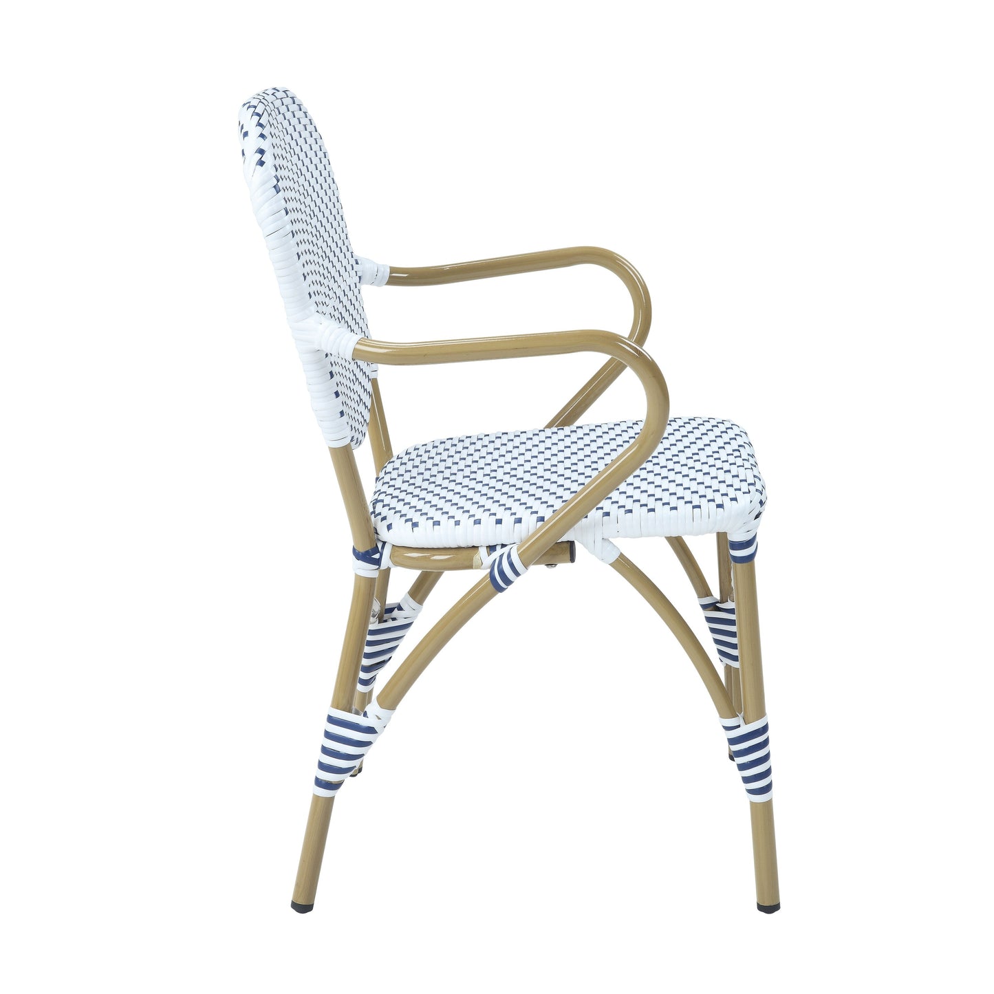 Ensemble bistrot d'extérieur en aluminium 3 pièces Courtnie French Country par Furniture of America