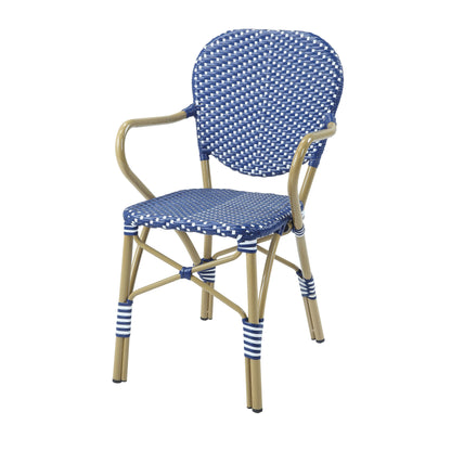Ensemble bistrot d'extérieur en aluminium 3 pièces Courtnie French Country par Furniture of America