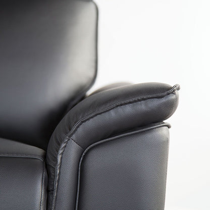 Canapé inclinable manuel Marty Modern Leather Match de Furniture of America avec accoudoirs rembourrés évasés