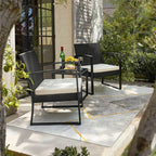 Ensemble de 3 chaises de patio Furniwell avec table basse