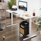 Bureau debout électrique réglable en hauteur Futzca avec panneau d'épissure