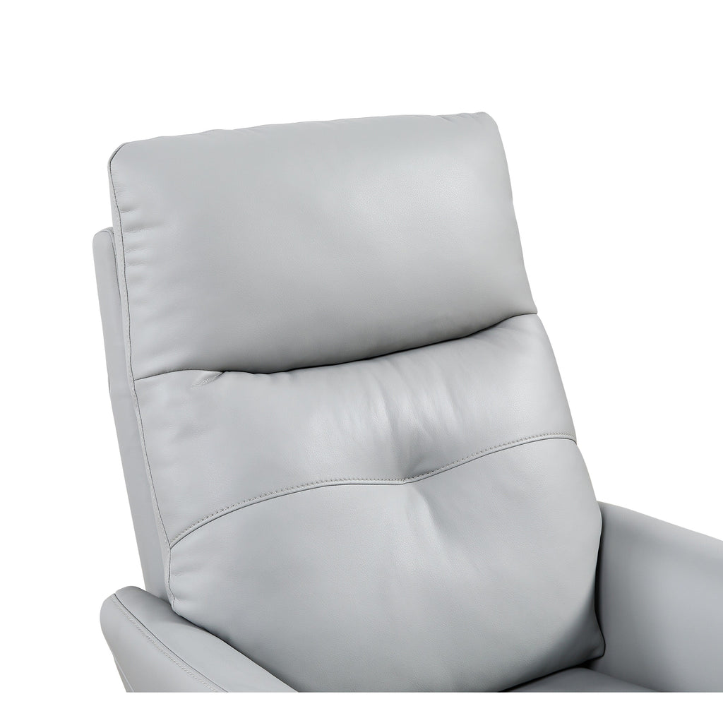 GDFStudio - Fauteuil inclinable Alexander en cuir reconstitué avec appui-tête et repose-pieds réglables, pivotant à 360 degrés