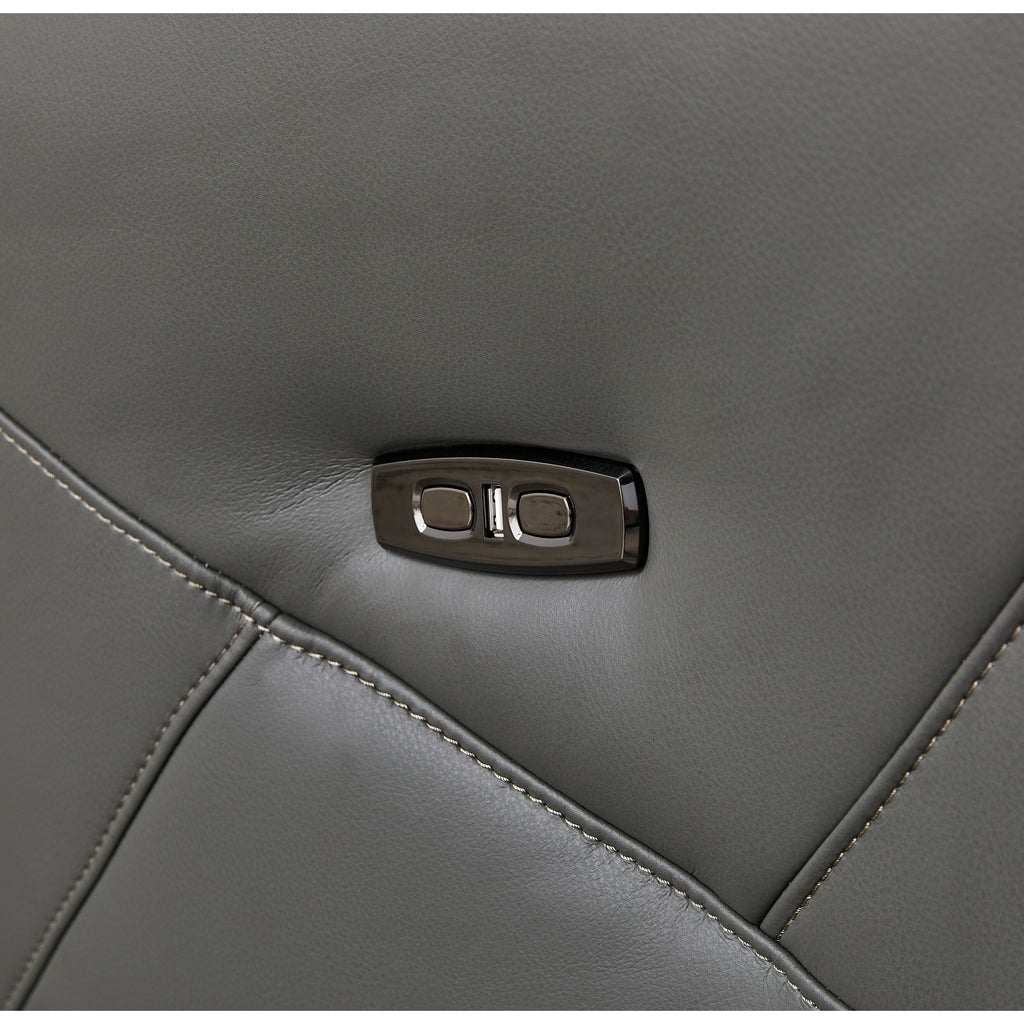 GDFStudio - Fauteuil inclinable Alexander en cuir reconstitué avec appui-tête et repose-pieds réglables, pivotant à 360 degrés