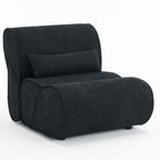 GDFStudio - Fauteuil inclinable Amelia en tissu intemporel avec design ergonomique et coussins assortis
