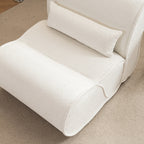 GDFStudio - Fauteuil inclinable Amelia en tissu intemporel avec design ergonomique et coussins assortis