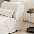 GDFStudio - Fauteuil inclinable Amelia en tissu intemporel avec design ergonomique et coussins assortis
