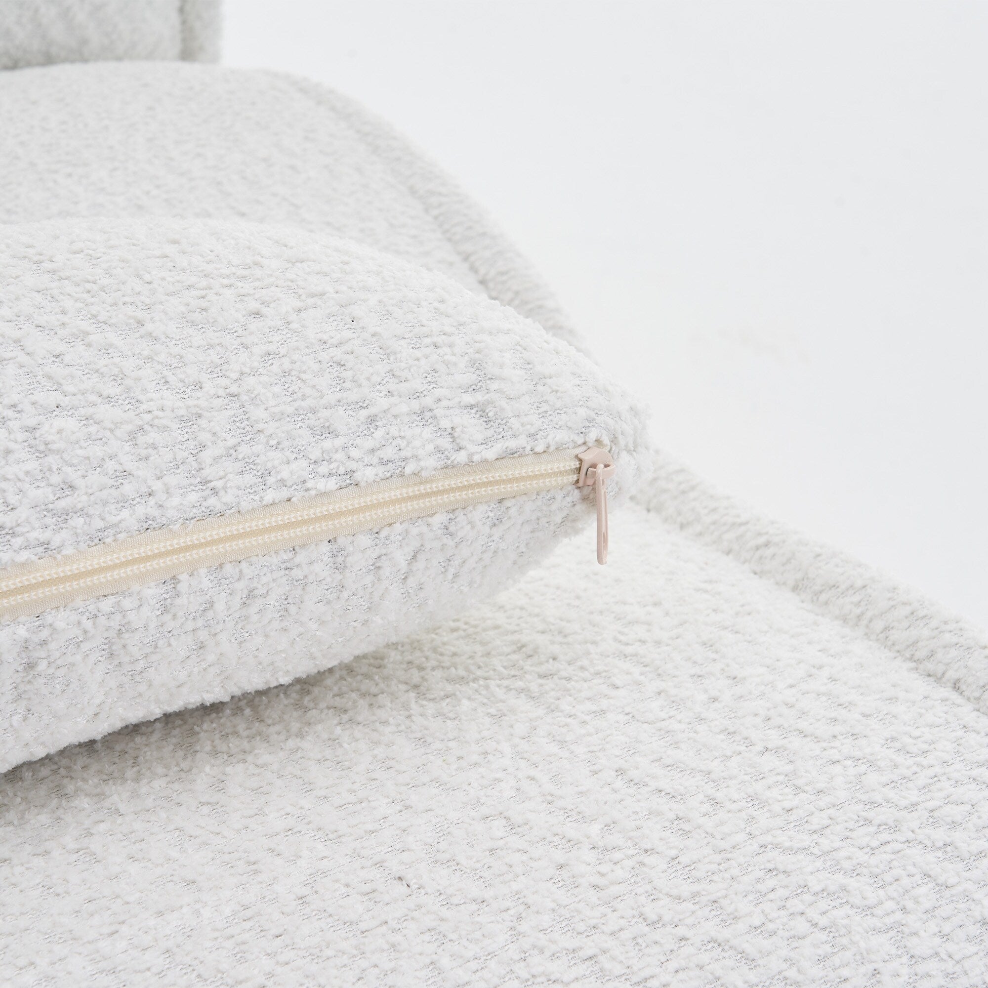 GDFStudio - Fauteuil inclinable Amelia en tissu intemporel avec design ergonomique et coussins assortis