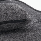 GDFStudio - Fauteuil inclinable Amelia en tissu intemporel avec design ergonomique et coussins assortis