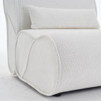 GDFStudio - Fauteuil inclinable Amelia en tissu intemporel avec design ergonomique et coussins assortis
