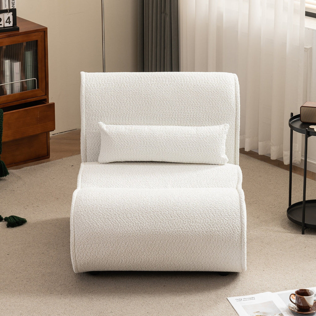 GDFStudio - Fauteuil inclinable Amelia en tissu intemporel avec design ergonomique et coussins assortis