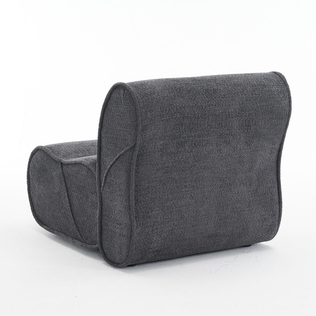 GDFStudio - Fauteuil inclinable Amelia en tissu intemporel avec design ergonomique et coussins assortis