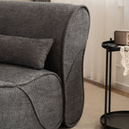 GDFStudio - Fauteuil inclinable Amelia en tissu intemporel avec design ergonomique et coussins assortis