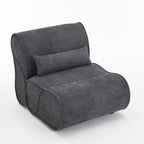GDFStudio - Fauteuil inclinable Amelia en tissu intemporel avec design ergonomique et coussins assortis
