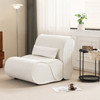 GDFStudio - Fauteuil inclinable Amelia en tissu intemporel avec design ergonomique et coussins assortis