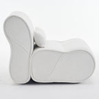GDFStudio - Fauteuil inclinable Amelia en tissu intemporel avec design ergonomique et coussins assortis