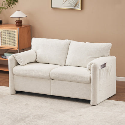 GDFStudio - Canapé Chloé confortable en chenille - Ensemble de canapés rembourrés modernes