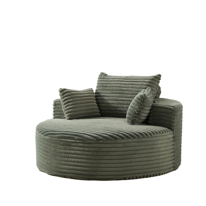 GDFStudio - Canapé simple inclinable en velours côtelé Emberwood