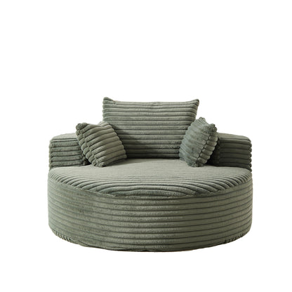 GDFStudio - Canapé simple inclinable en velours côtelé Emberwood