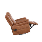 Christopher Knight Home - Fauteuil inclinable pivotant Harrison Soft Power avec chauffage et massage, accoudoirs coussinés, pour espaces de vie