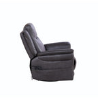 Christopher Knight Home - Fauteuil inclinable pivotant Harrison Soft Power avec chauffage et massage, accoudoirs coussinés, pour espaces de vie