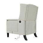 Christopher Knight Home - Fauteuil inclinable manuel Isabella avec table pliable et ports USB