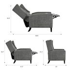 Christopher Knight Home - Fauteuil inclinable manuel Isabella avec table pliable et ports USB