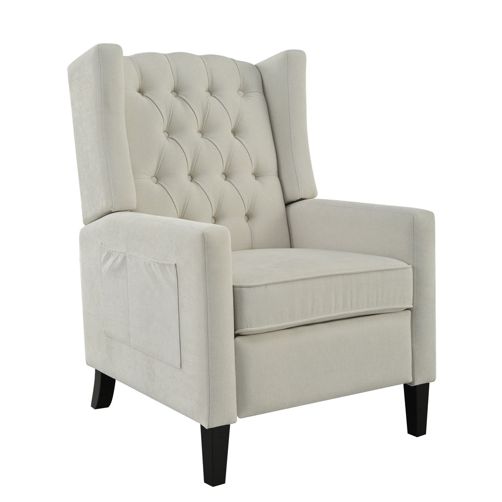 Christopher Knight Home - Fauteuil inclinable manuel Isabella avec table pliable et ports USB
