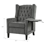 Christopher Knight Home - Fauteuil inclinable manuel Isabella avec table pliable et ports USB