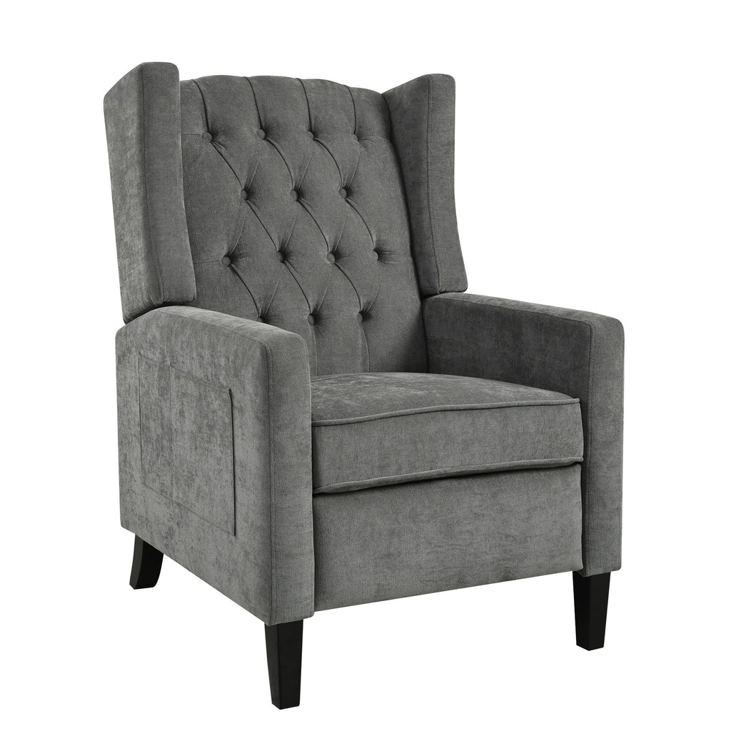 Christopher Knight Home - Fauteuil inclinable manuel Isabella avec table pliable et ports USB