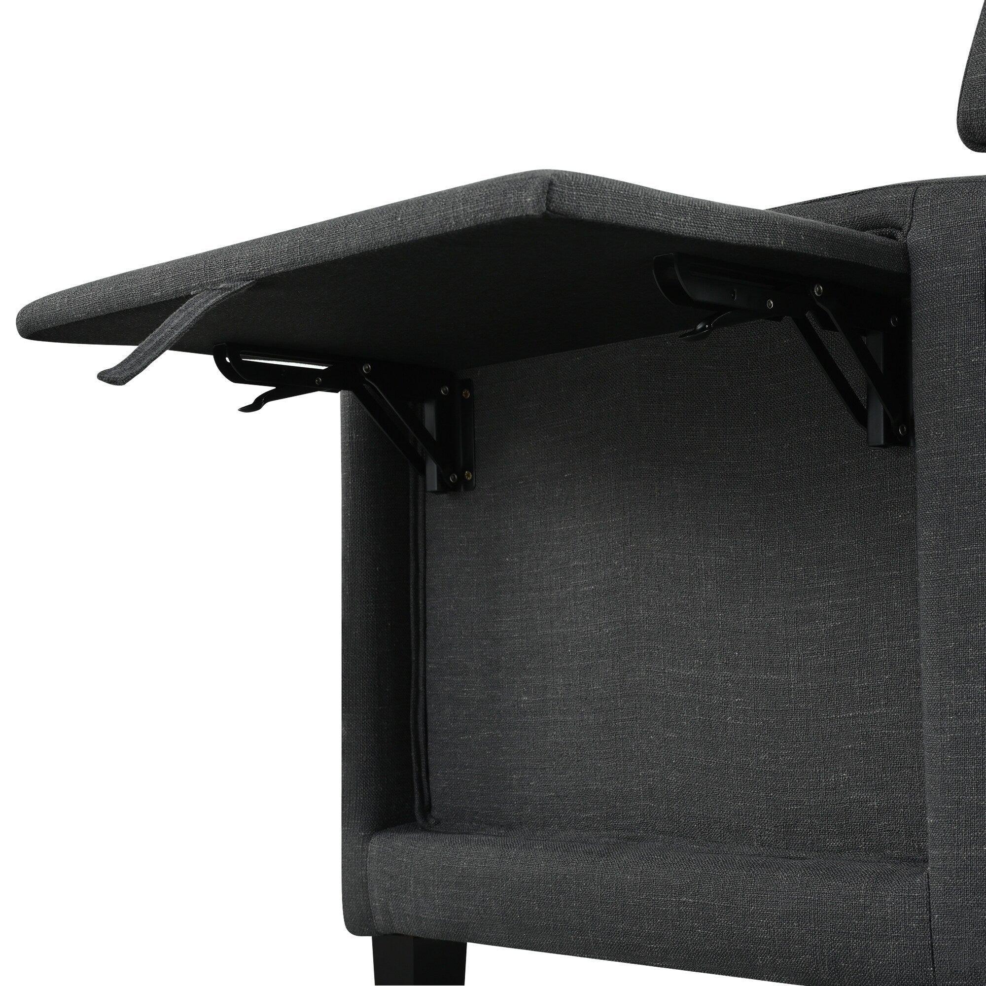 Christopher Knight Home - Fauteuil inclinable manuel Isabella avec table pliable et ports USB