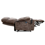 Fauteuil inclinable électrique Christopher Knight Home pour personnes âgées, position infinie, allongé à 180° avec massage thermique