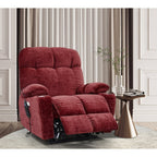 Fauteuil inclinable électrique Christopher Knight Home pour personnes âgées, position infinie, allongé à 180° avec massage thermique