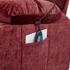 Fauteuil inclinable électrique Christopher Knight Home pour personnes âgées, position infinie, allongé à 180° avec massage thermique