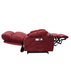 Fauteuil inclinable électrique Christopher Knight Home pour personnes âgées, position infinie, allongé à 180° avec massage thermique