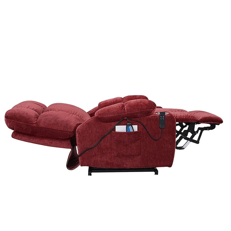 Fauteuil inclinable électrique Christopher Knight Home pour personnes âgées, position infinie, allongé à 180° avec massage thermique