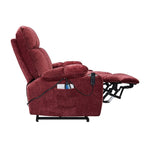 Fauteuil inclinable électrique Christopher Knight Home pour personnes âgées, position infinie, allongé à 180° avec massage thermique