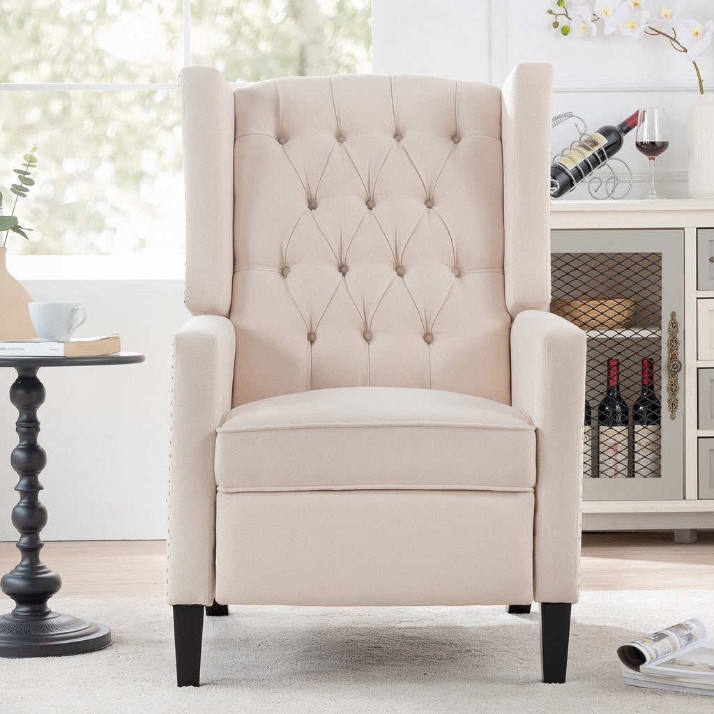 Fauteuil inclinable rembourré à oreilles Christopher Knight Home