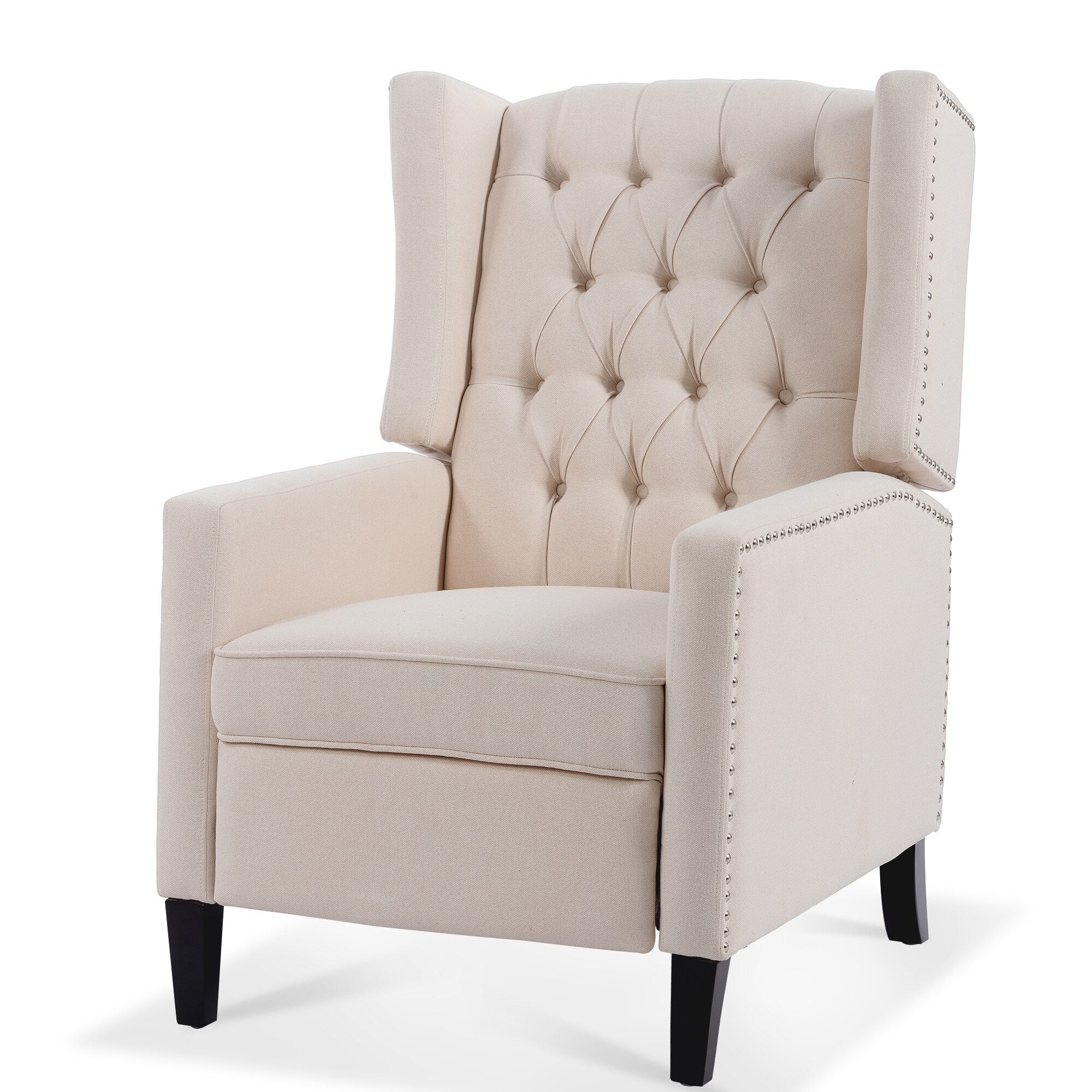 Fauteuil inclinable rembourré à oreilles Christopher Knight Home
