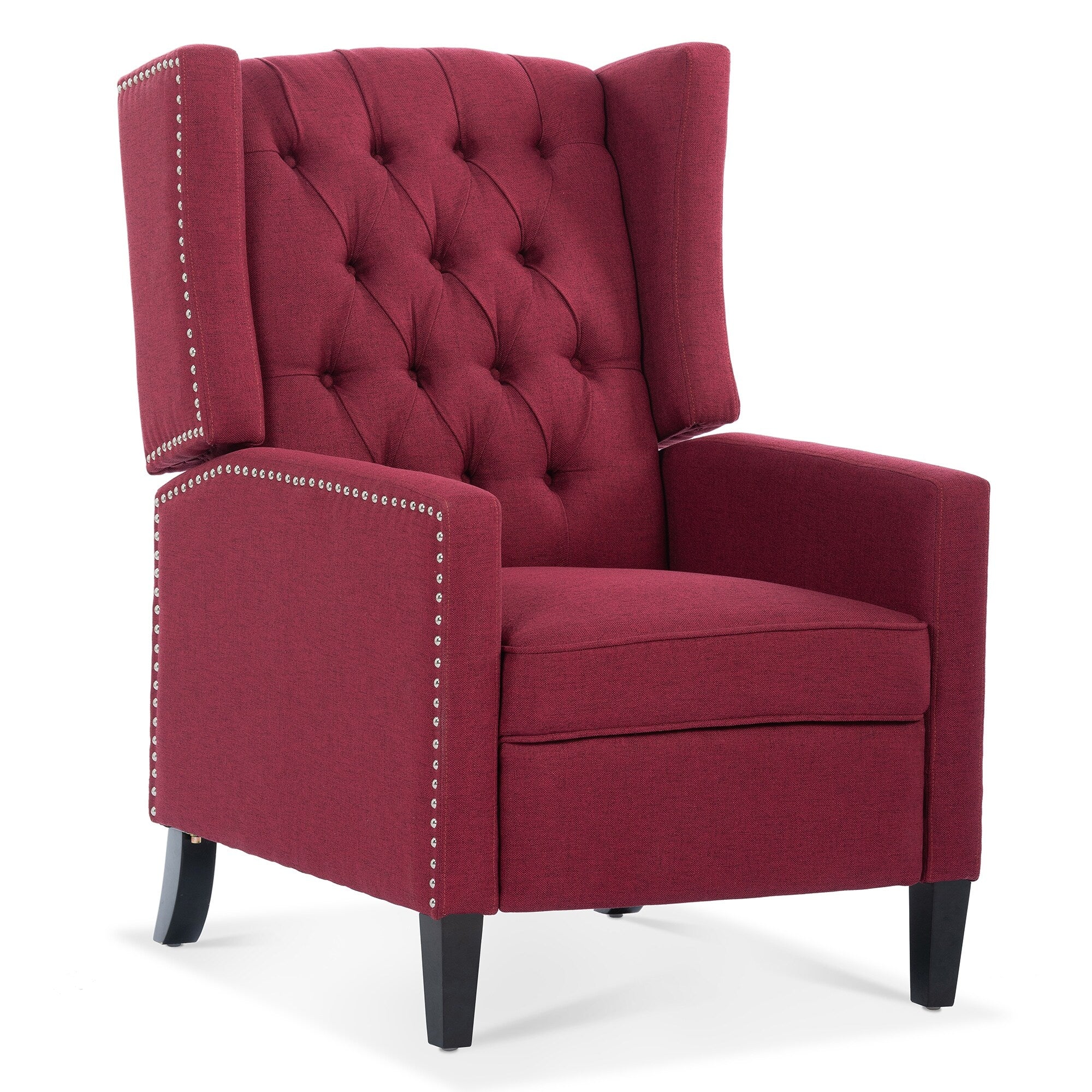 Fauteuil inclinable rembourré à oreilles Christopher Knight Home
