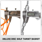 Panier de cibles de disc golf portable de luxe GSE™ à 24 chaînes, paniers d'entraînement PRO Disc Golf