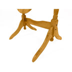 Miroir de sol ovale pivotant et réglable en bois pleine longueur de GTU Furniture