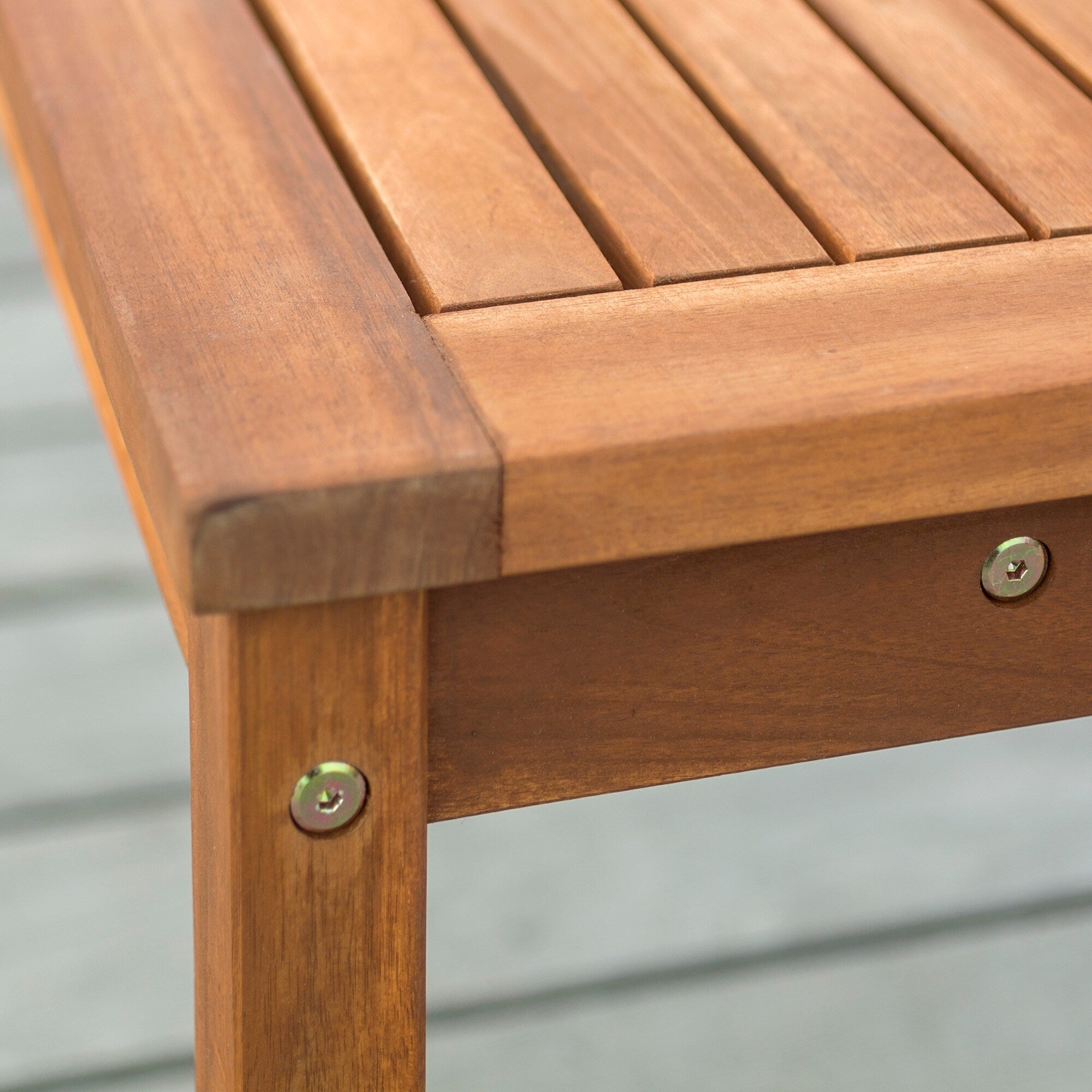 Ensemble de salle à manger d'extérieur 6 pièces en bois d'acacia Middlebrook Galveston