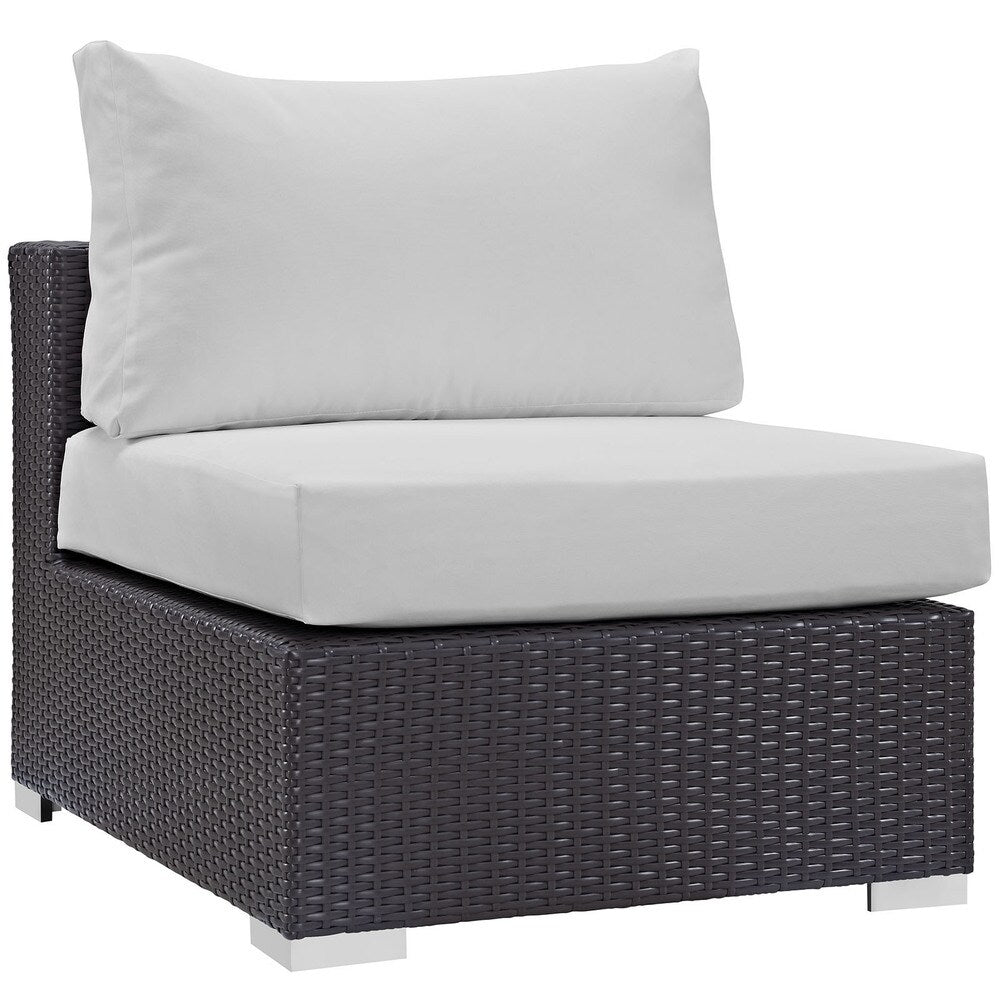Ensemble de salon de jardin en rotin synthétique Bocabec (7 pièces) par Havenside Home